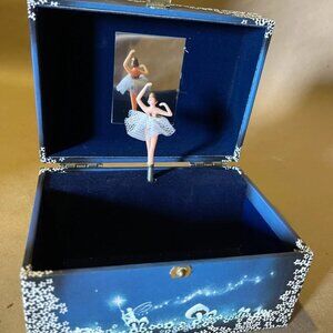 Vintage Ballerina Musical Jewelry Box